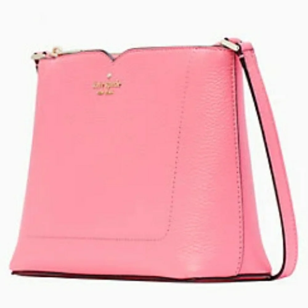 NWT KATE SPADE ♠️ NEW YORK HARLOW CROSSBODY BAG 🥰🥰BRIGHT BLUSH - Picture 5 of 9